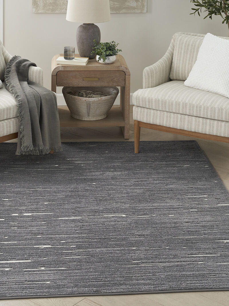 Care Free CAF04 Gray 3'11" x 5'11" Rug