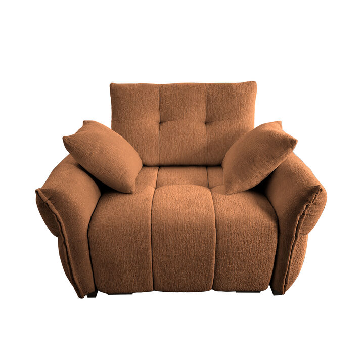 Merax Chenille Ergonomic  1- Seat Single Sofa for Living Room