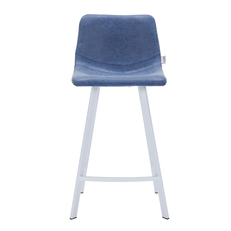 Elland - Counter stool -Light Brown-White base
