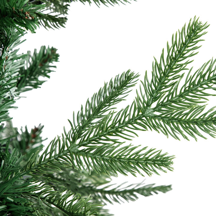 9' Pre-Lit Juniper Pine Artificial Christmas Tree  Warm White LED Lights