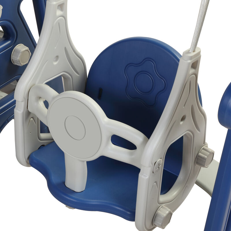 3-In-1 Toddler Extra-Long Slide and Swing Set