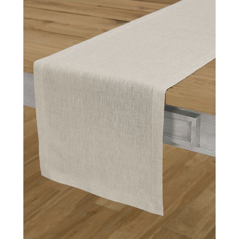 Solino Home 100% Pure Linen Table Runner | Athena for Thanksgiving, Christmas