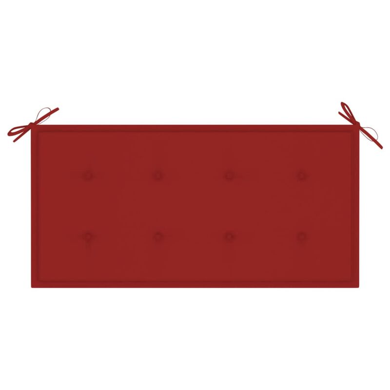 vidaXL Garden Bench Cushion Red 39.4"x19.7"x1.2"