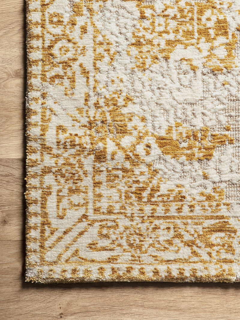 Lindsay LIS01 Gold/Antique White 7'9" x 9'9" Rug