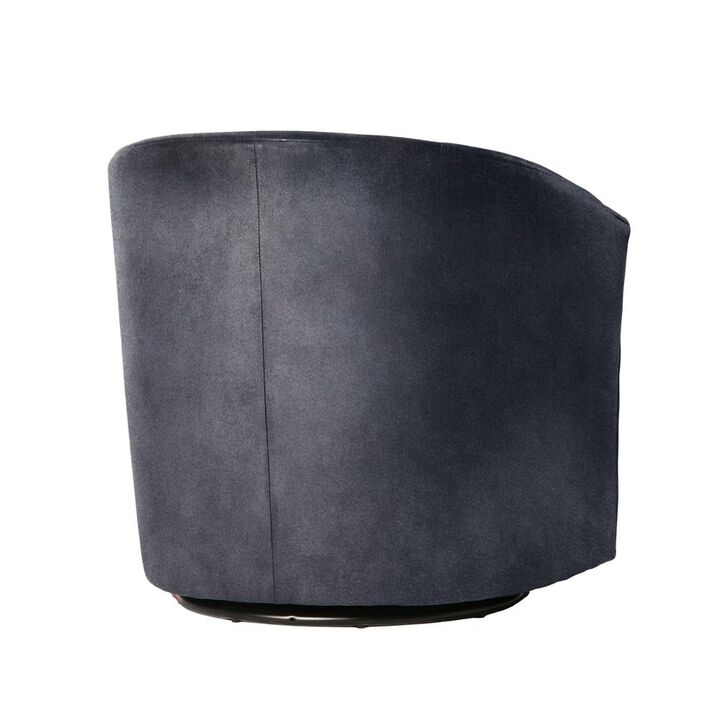 Comfort Pointe Elizabeth Charcoal Swivel Chair