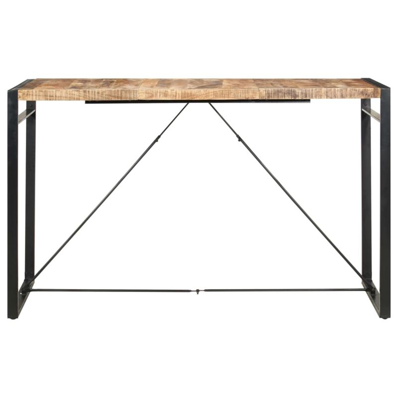 vidaXL Bar Table 70.9"x35.4"x43.3" Solid Mango Wood