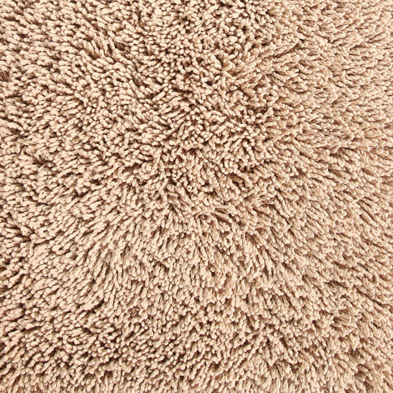 Knightsbridge Melbourne 220 GSF Non Skid Back Bath Rug 17 x 24 - Silver