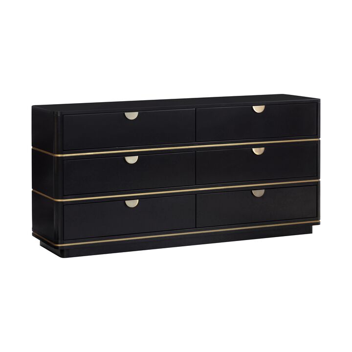 Julieta Cream 6 Drawer Dresser