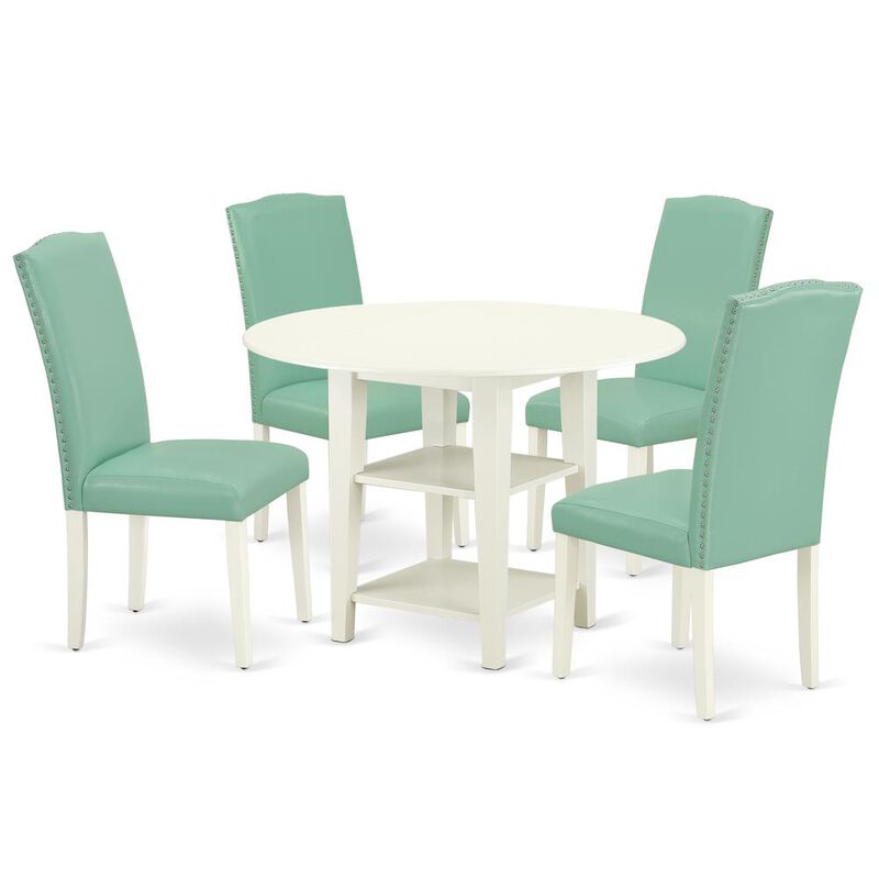 Dining Room Set Linen White