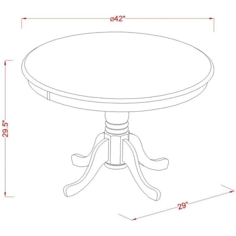 5 Piece Kitchen Table & Chairs Set