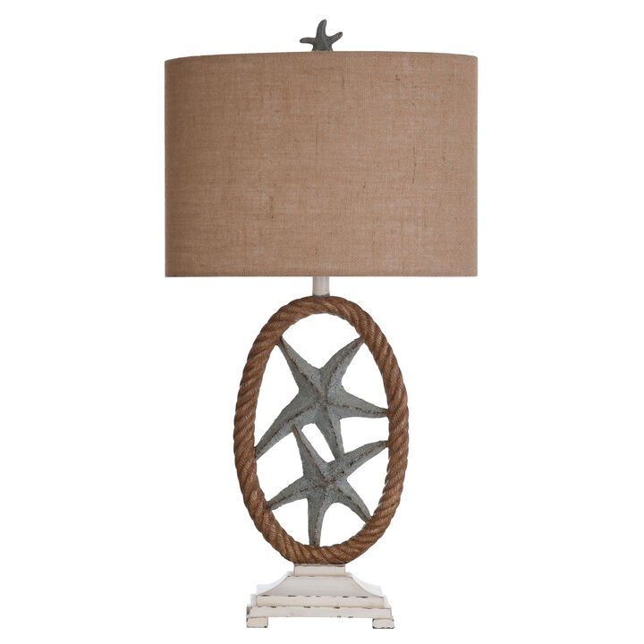 Sea Star Blue Lamp