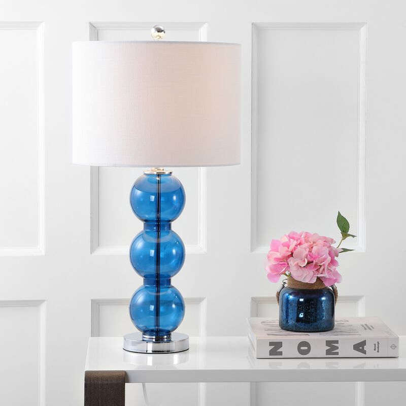 Bella Glass Triple Sphere LED Table Lamp (Set of 2)