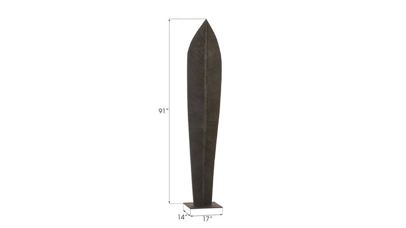 Carved Extra Large Leaf on Stand