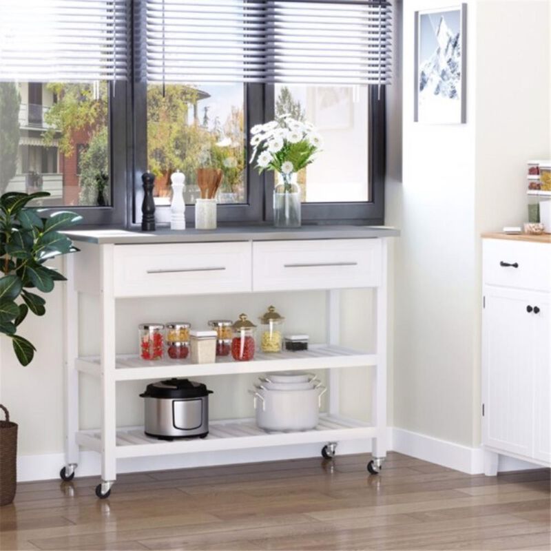 Kitchen Sideboard & Storage Cabinet Versatile Coffee Bar Cabinet with Shelves & Drawers