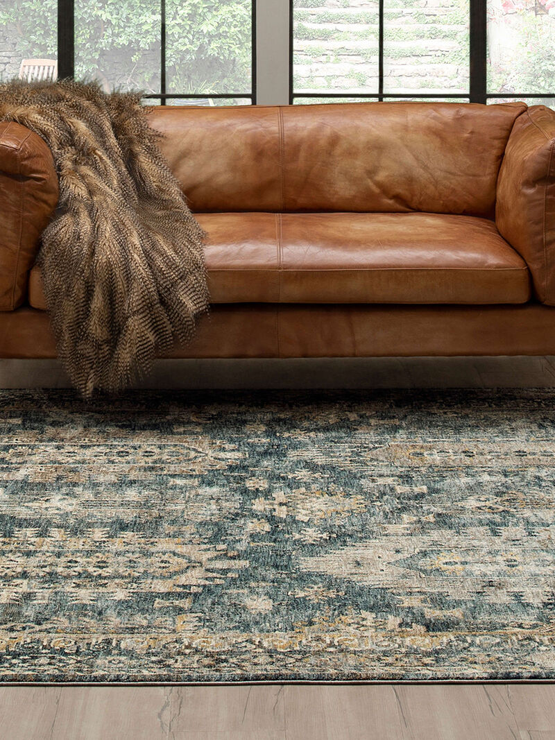 Marash Karamar Blue 5' X 7' 6" Rug
