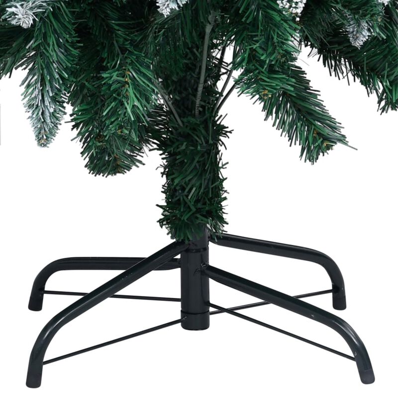 vidaXL Artificial Christmas Tree with LEDs&Ball Set&Pinecones 82.7"