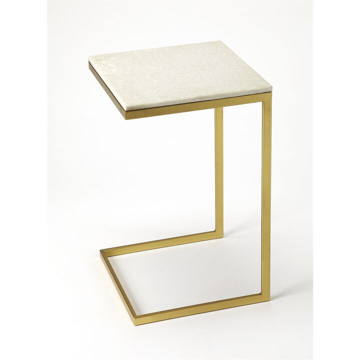 Modern Marble End Table, Belen Kox