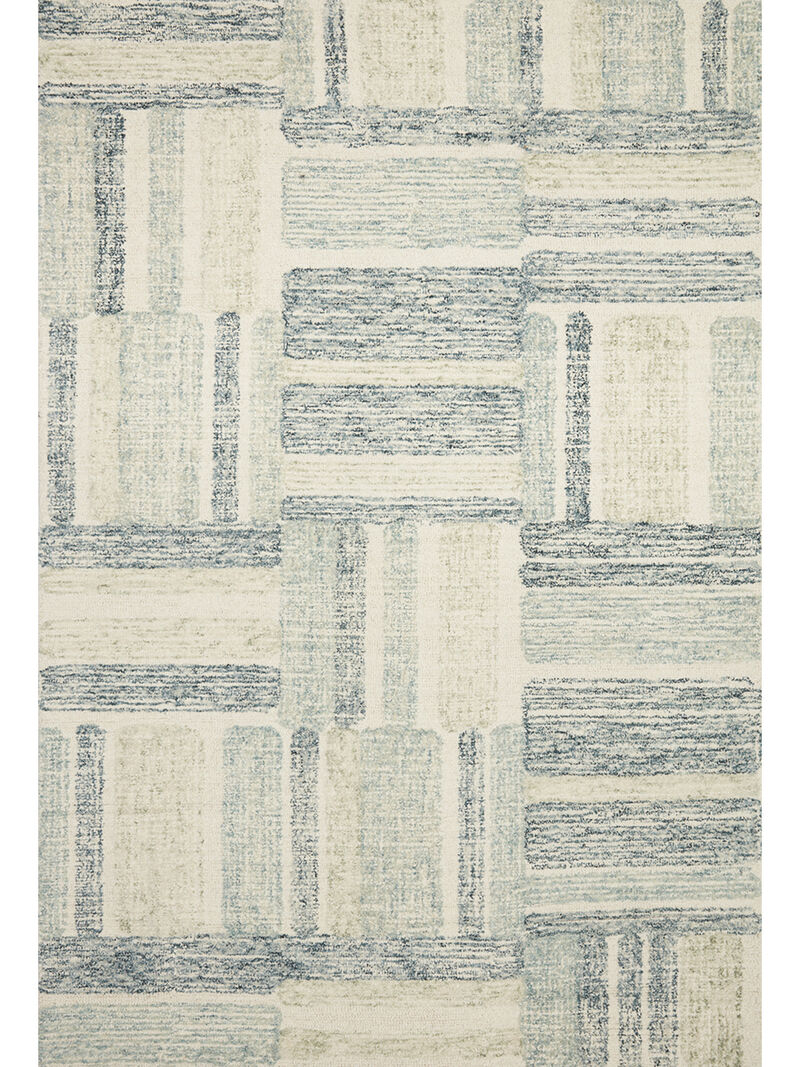 Milo MLO04 Aqua/Denim 8'6" x 12' Rug