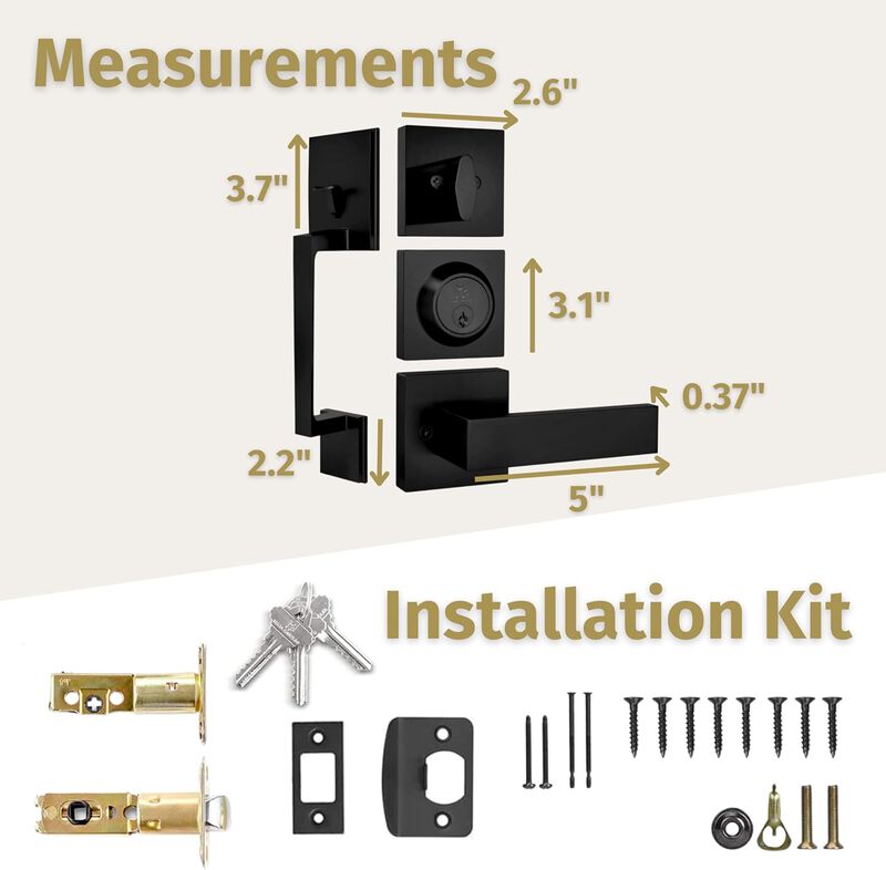 Mega Handles | Tobelle Square Handleset