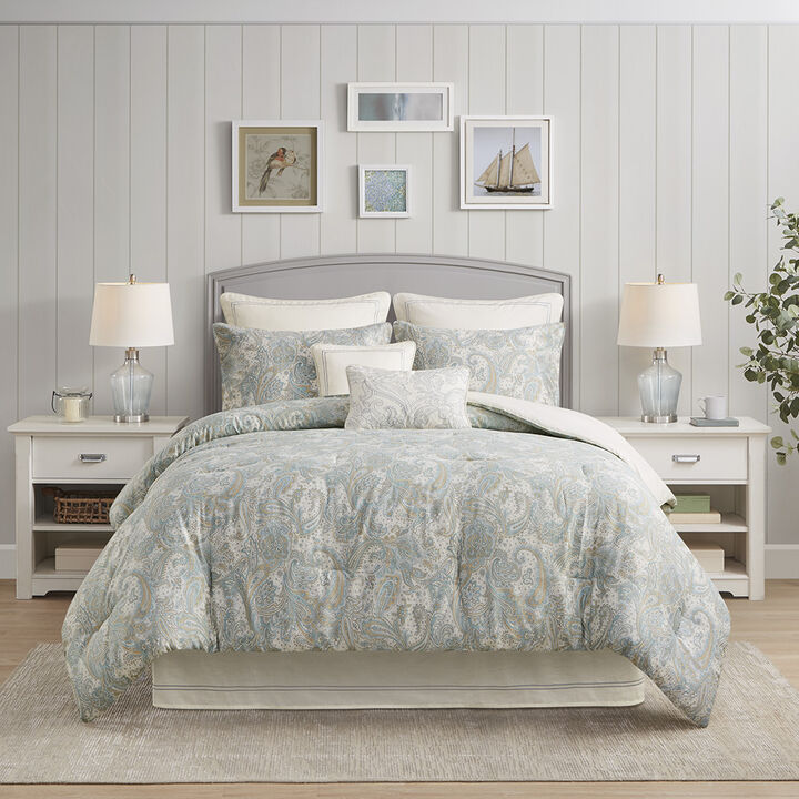Gracie Mills Christi Paisley Cotton Percale Square Pillow