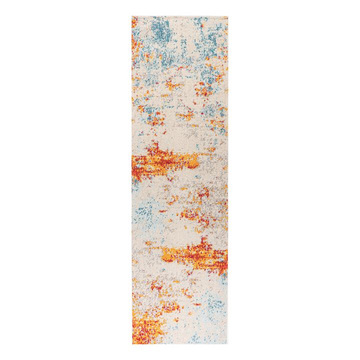 Sunset Modern Abstract Area Rug