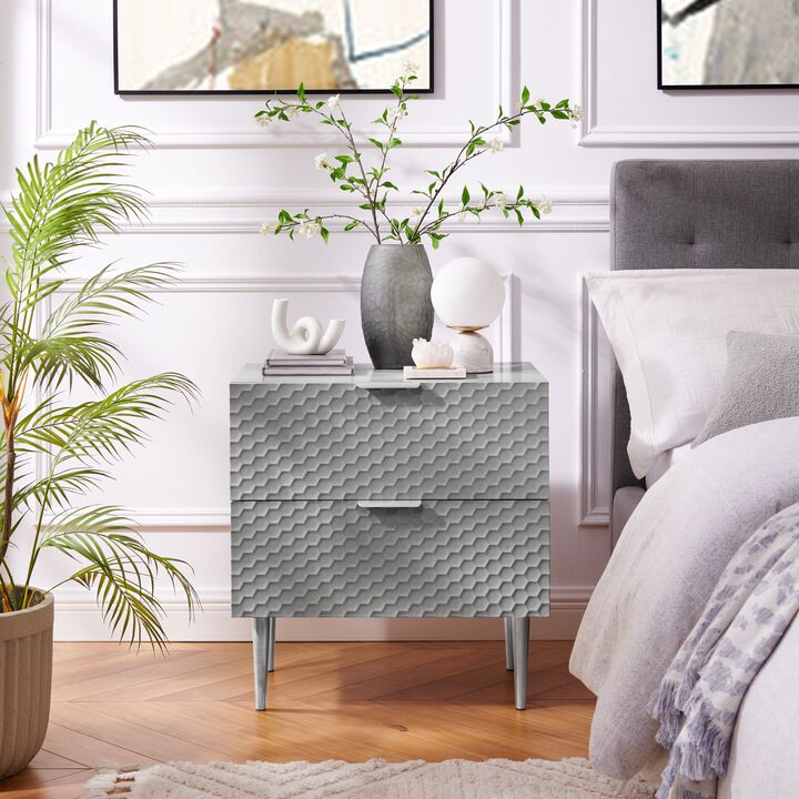 Inspired Home Karisma  Side Table, Nightstand
