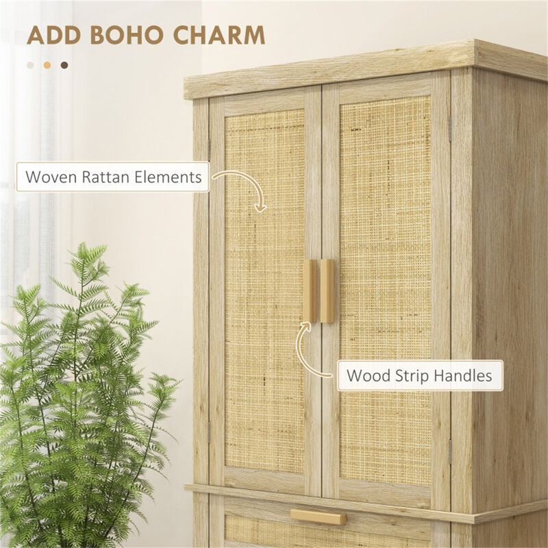 Multi-Functional Kitchen Cart, Storage Cabinet & Sideboard with Wheels