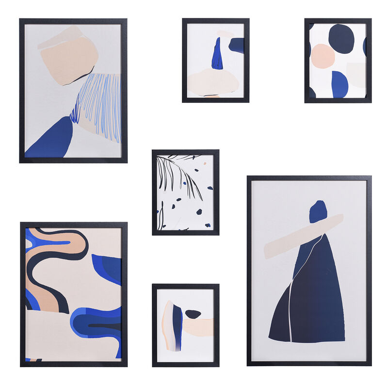 Ultramarine Abstract Set