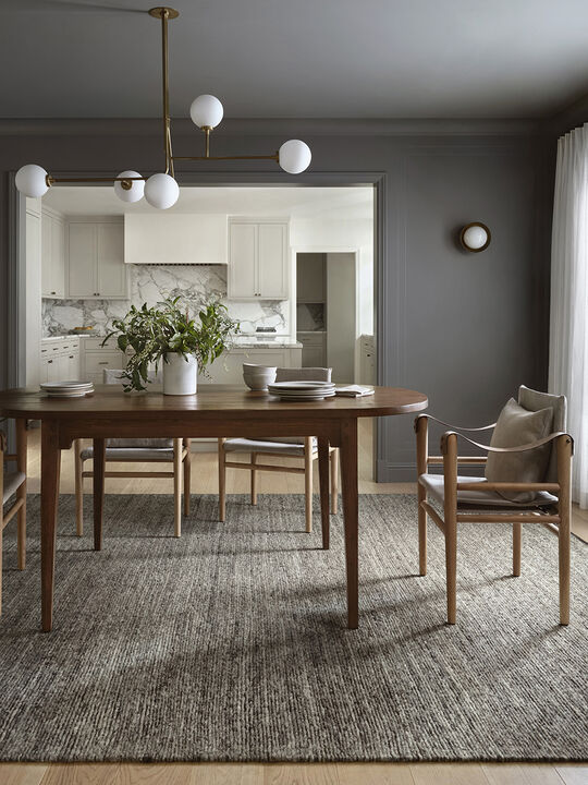 MULH MUL03 Charcoal/Denim 18" x 18" Sample Rug