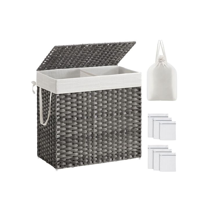 Collapsible Laundry Hamper Space-Saving Design with Easy-to-Carry Handles