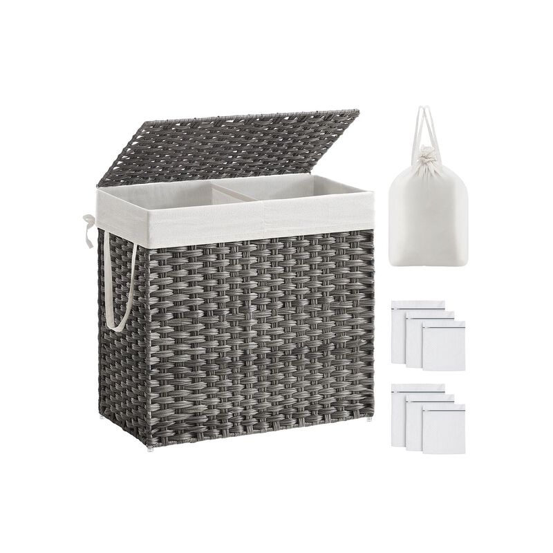Collapsible Laundry Hamper Space-Saving Design with Easy-to-Carry Handles