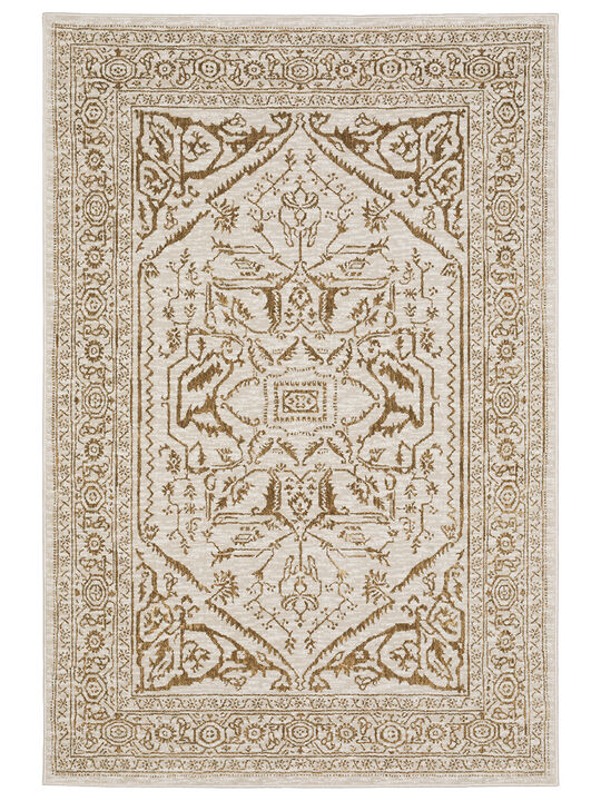 Intrigue 5'3" x 7'6" Ivory Rug