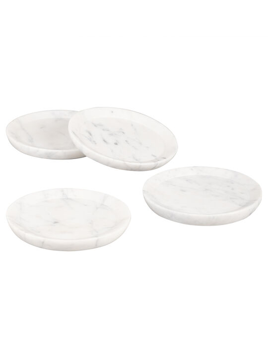 Paloma Marble Coasters, Set of 4