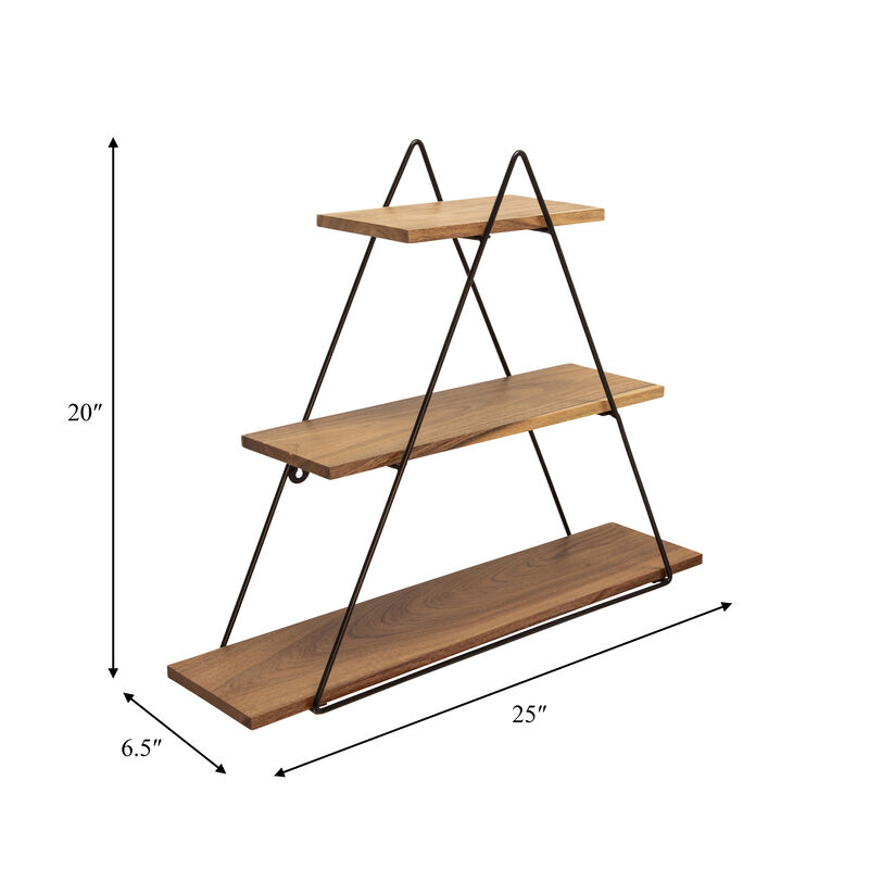 20" Triangle Wall Shelf