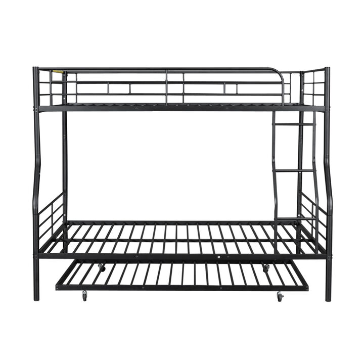 Merax Metal Bunk Bed with Trundle