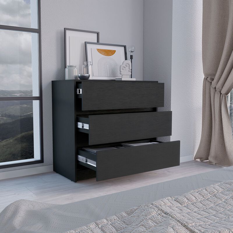 DEPOT E-SHOP Palmer 3 Drawers Dresser, Chest of Drawers