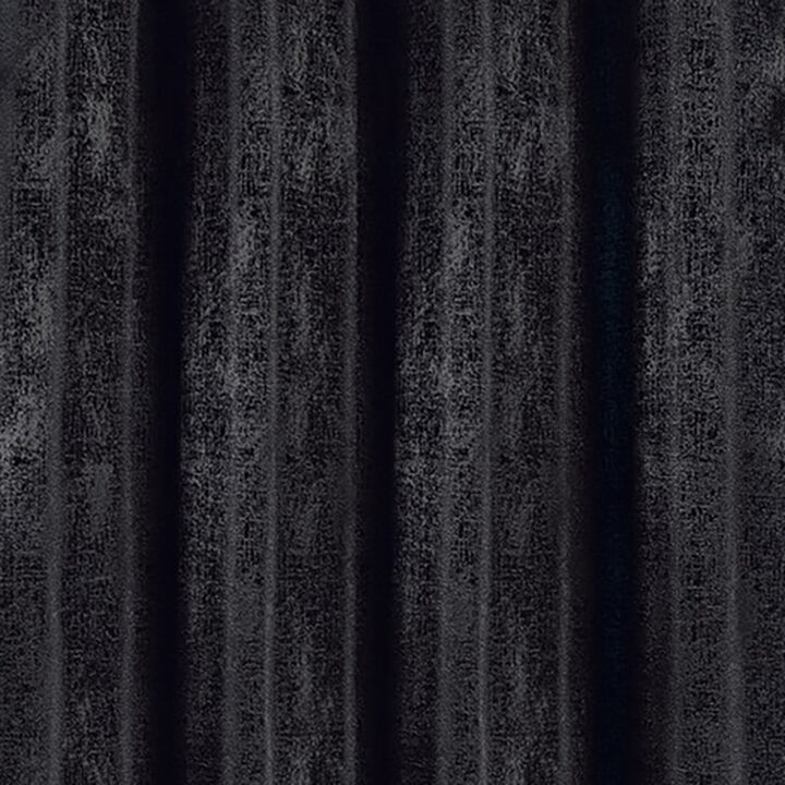 Olivia Gray Roxy Two Tone Jacquard Grommet Single Panel - 54x84", Black