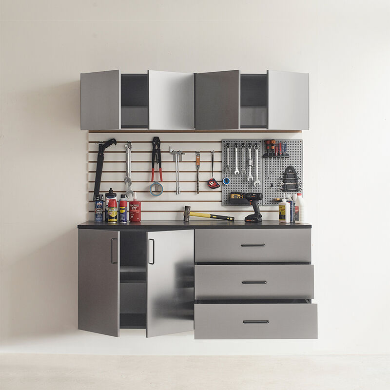 Astro Series 64 in. W x 79 in. H x 20 in. D Garage Cabinet Set C (5-Piece)