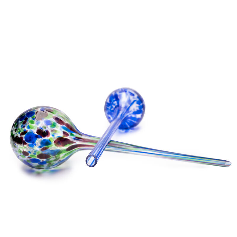 11.5" Inch Self-Watering Plant Gazing Globes – 2 Pack Large Aqua Gazing Globes