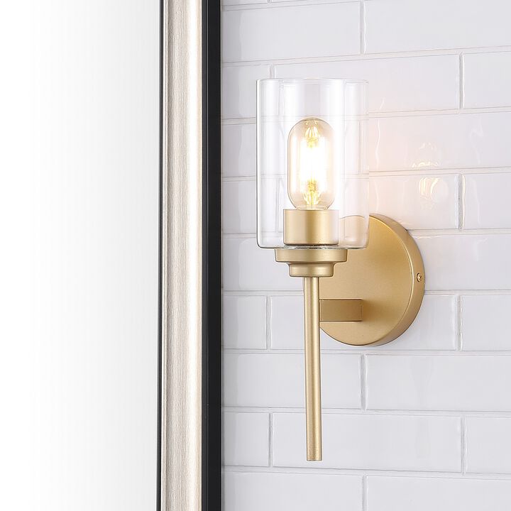 Juno Farmhouse Industrial Iron Cylinder LED Sconce