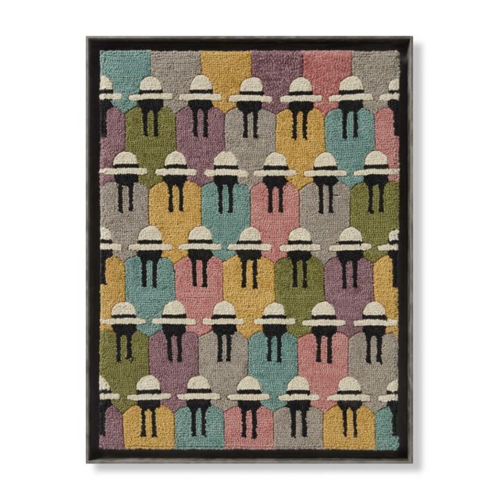 Andes Ladies Multi Black Wall Art