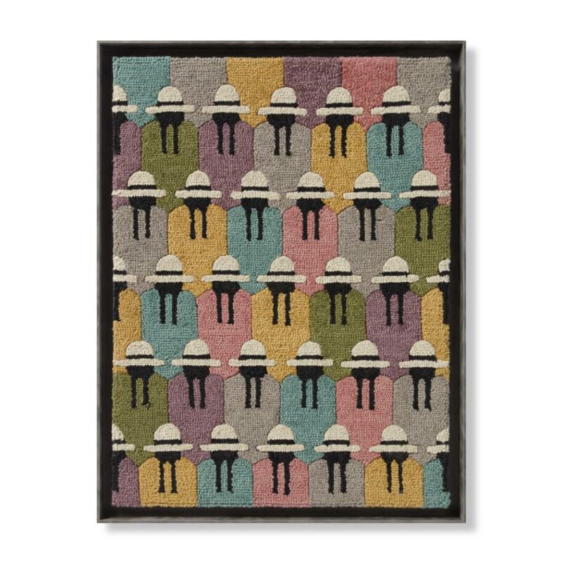 Andes Ladies Multi Black Wall Art