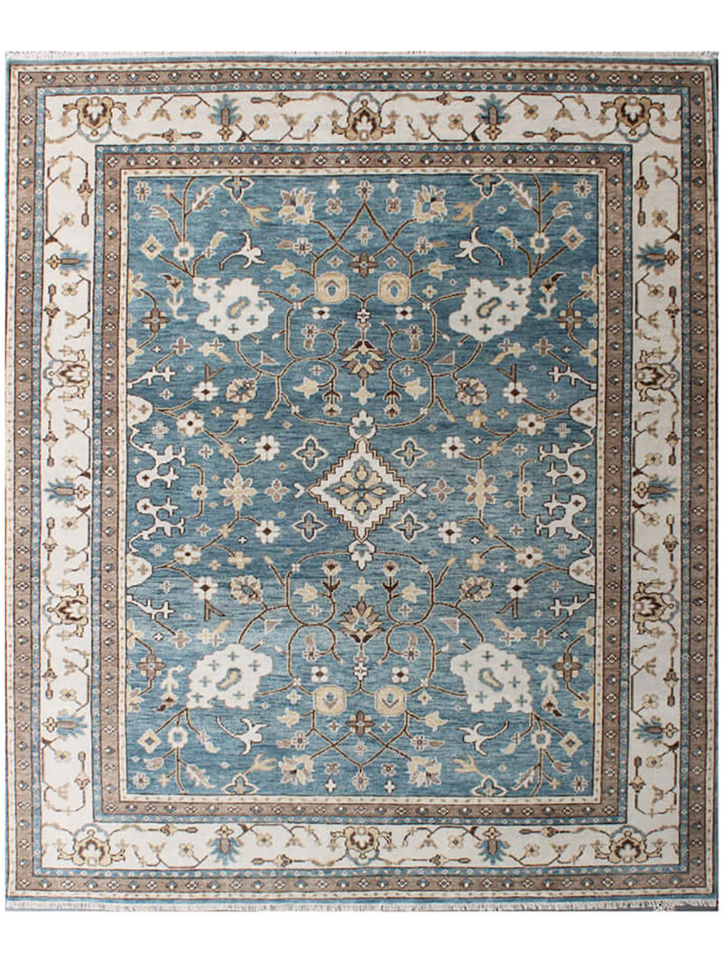 Marque MAR530207 Blue 8" x 10" Rug