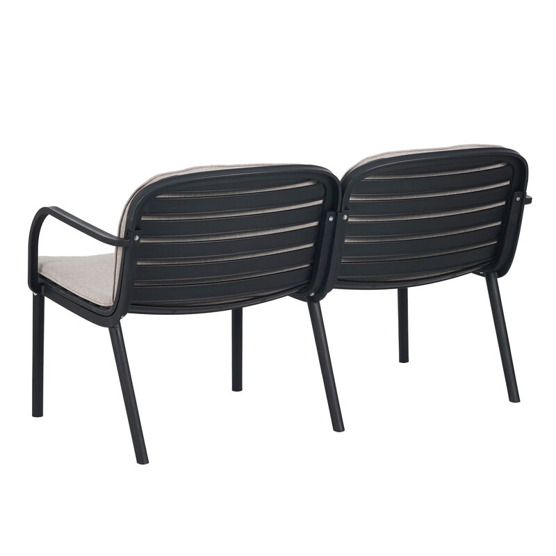 Merax Outdoor Patio PP Loveseat