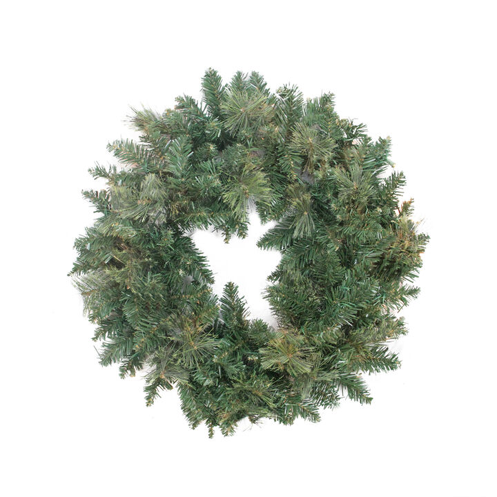 24" Cashmere Mixed Pine Artificial Christmas Wreath -  Unlit