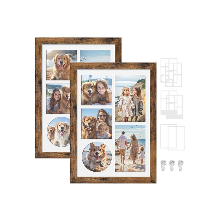 Set of 2 A4 Picture Frames: Elegant Displays for Your Favorite Photos and Art