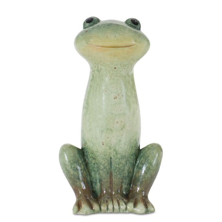 Frog Resin Figurine Set of 6 for Garden and Home Decor
