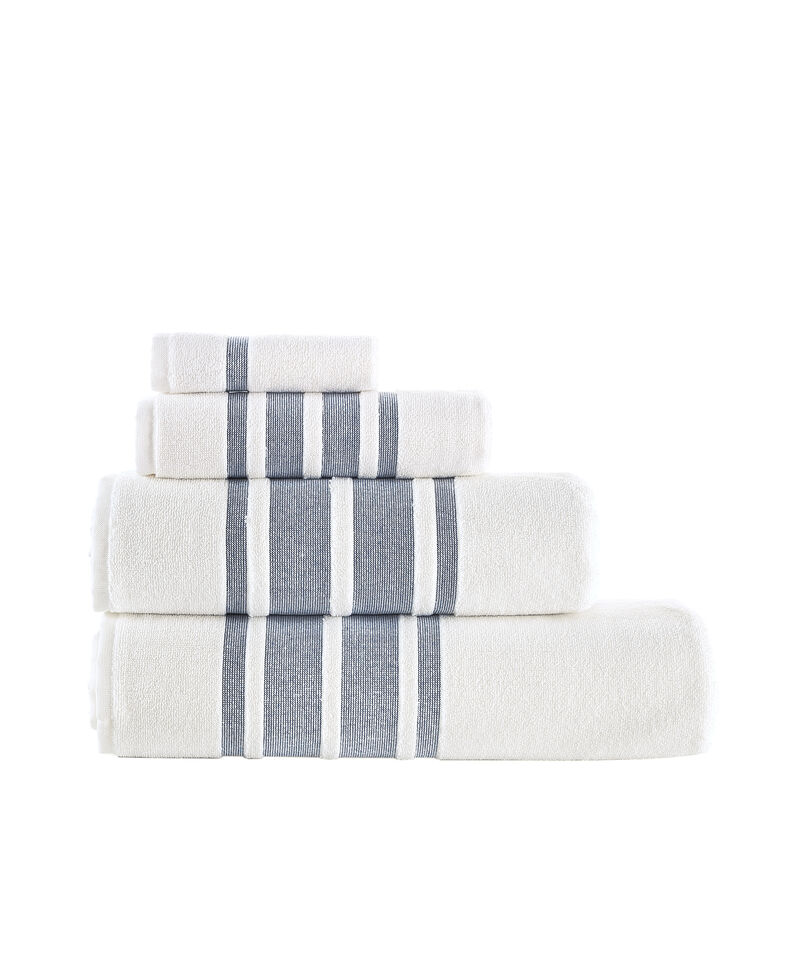 Brooks Brothers Contrast Border Wash Towel