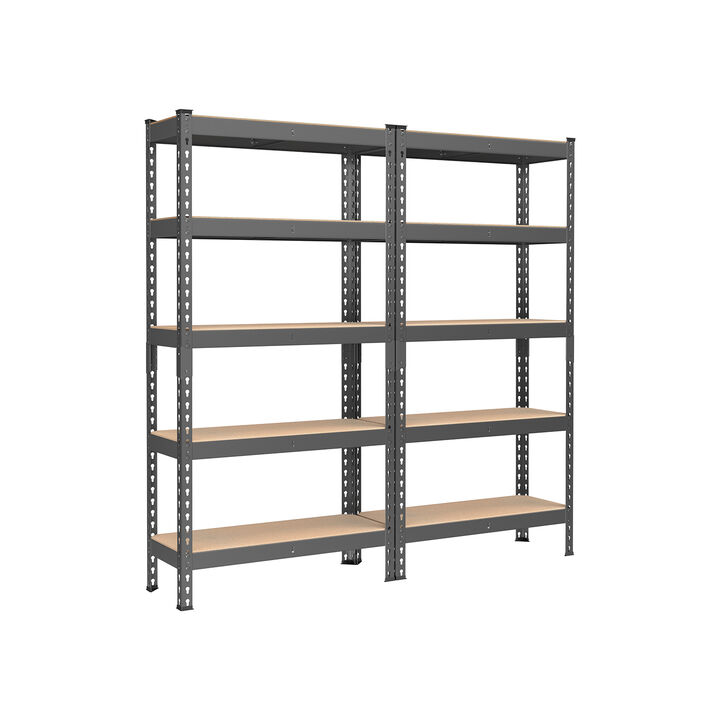5-Tier Storage Shelves Set of 2