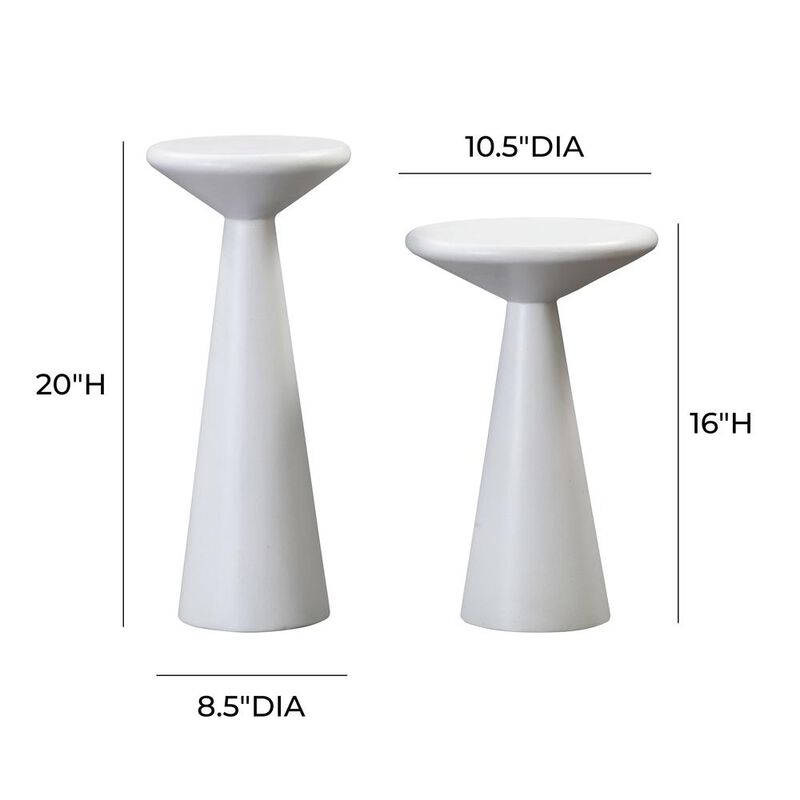 Belen Kox Minimalist Concrete Accent Tables - Set of 2, Belen Kox